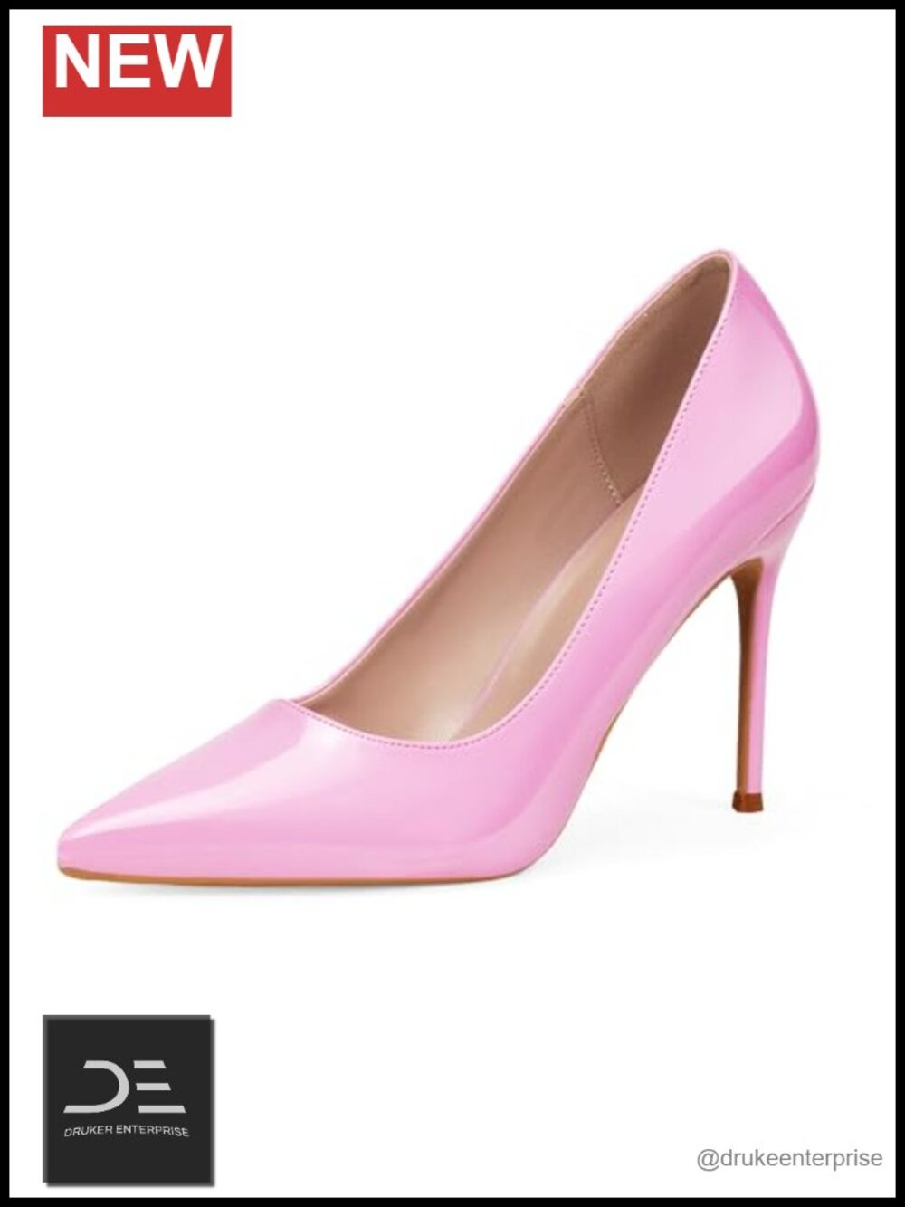 Women's Closed Toe Stiletto High Heels Dress 4 Inch Pointed Toe Party Wedding